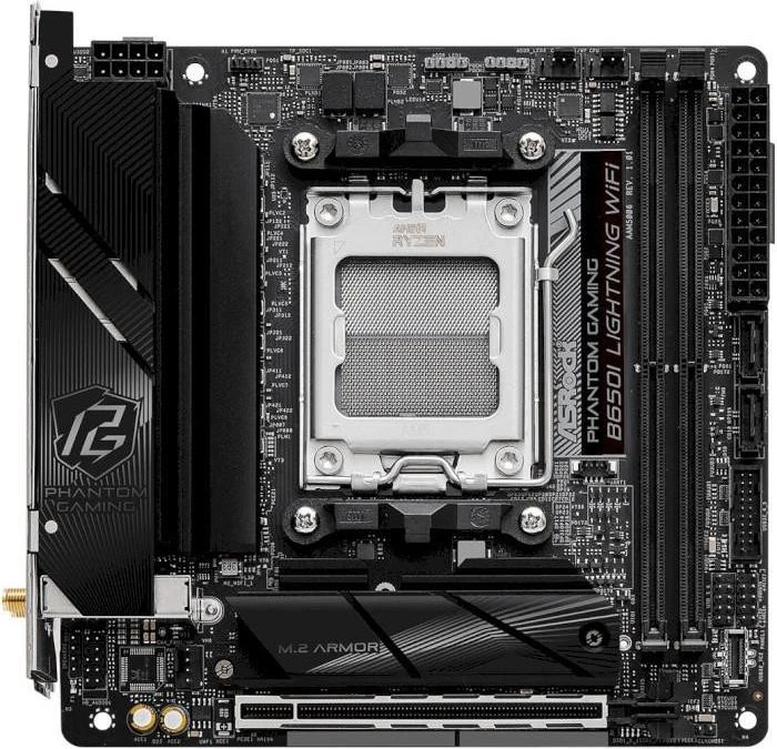 ASRock B650I Lightning WiFi (UA) Бренд: ASRock; Тип роз'єму CPU: Socket AM5;