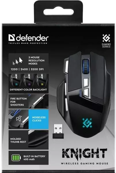 Defender Knight GM-885 Black (52885) (UA)