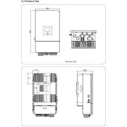 Гібридний сонячний інвертор Deye SUN-10K-SG05LP3-EU-SM2 (UA)