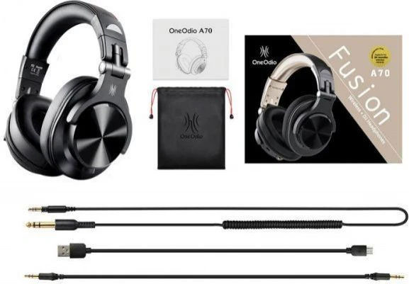 Навушники з мікрофоном OneOdio Fusion A70 Black (UA)