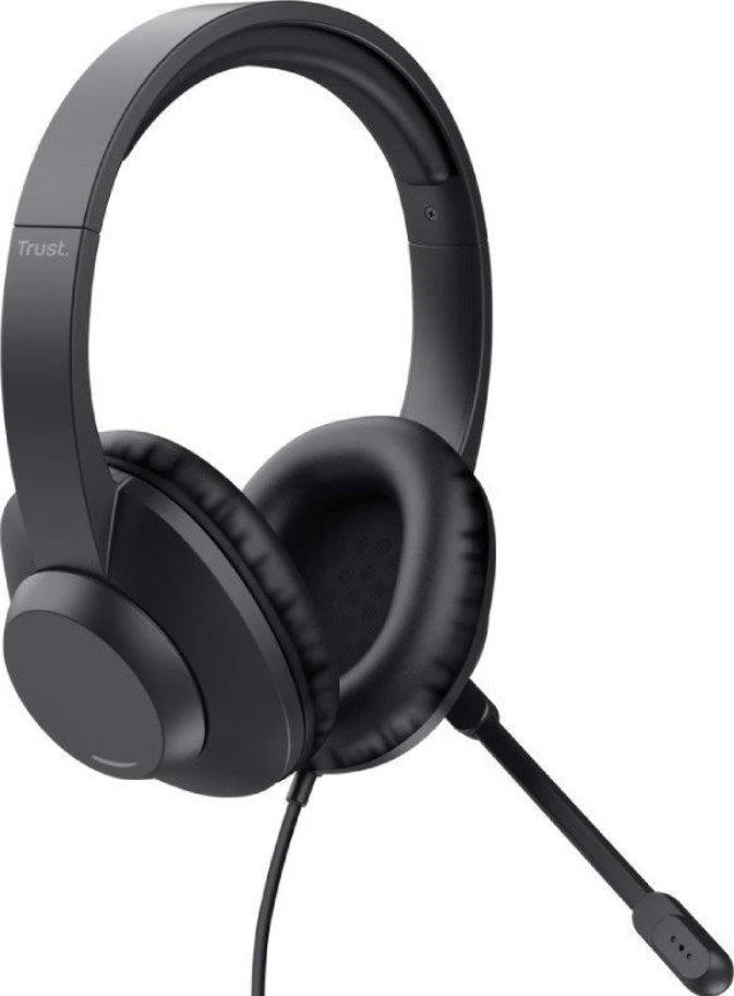 Навушники з мікрофоном Trust Ayda Max USB Black (25461) (UA)
