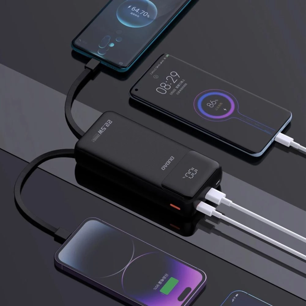 Внешний аккумулятор Dudao K15Pro 20000mAh 22.5W Black (6977196682430) (UA) Бренд: Dudao; Заряжаемые
