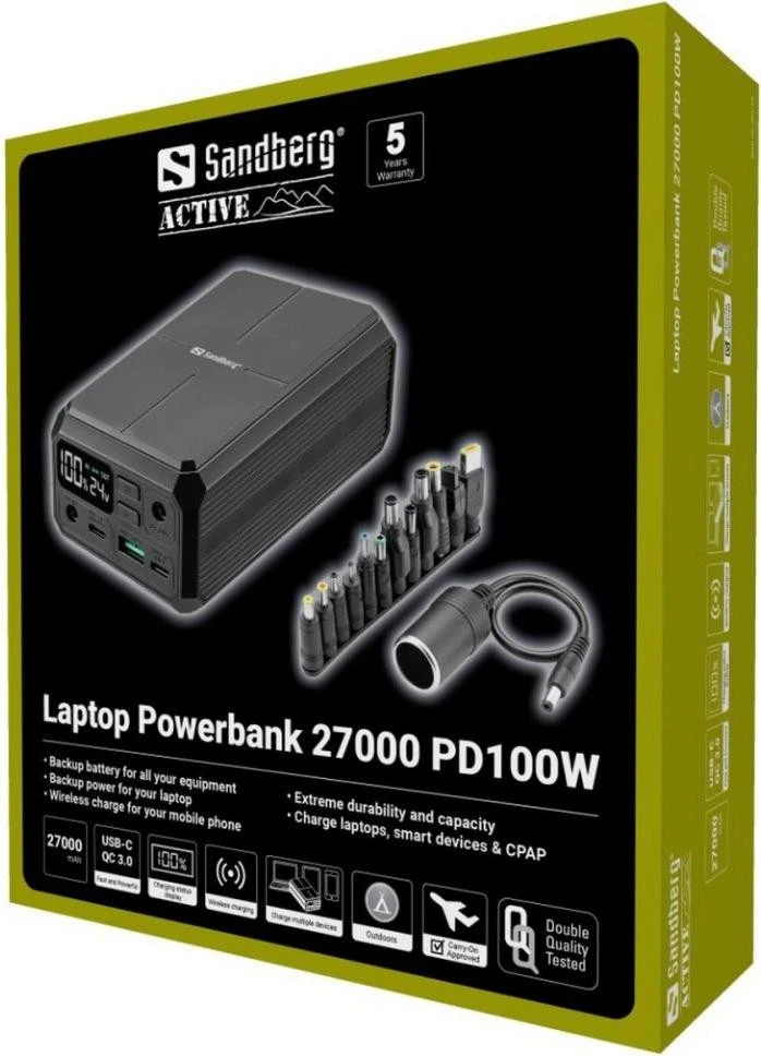 Зовнішній акумулятор Sandberg 27000mAh (421-13) (UA)