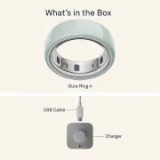 Oura Ring 4 Ceramic Tide Size 9 (JZ90-57461-09)