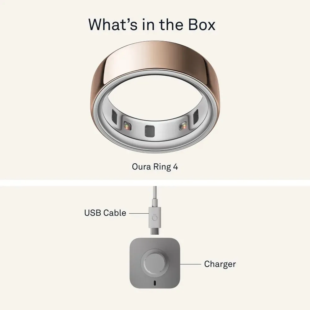 Oura Ring 4 Rose Gold Size 8 (JZ90-54219-08) Бренд: Oura; Линейка: Ring 4; Размер
