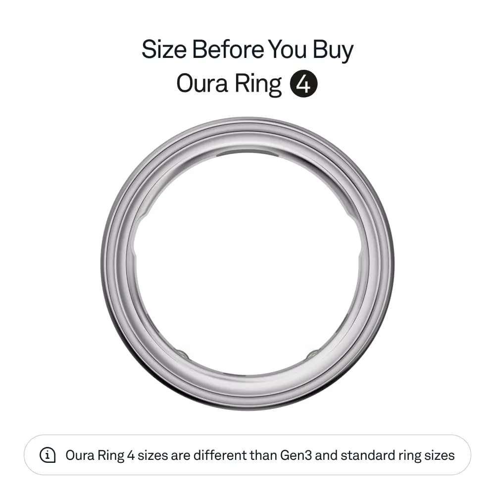 Oura Ring 4 Silver Size 11 (JZ90-54217-11) Бренд: Oura; Линейка: Ring 4; Размер