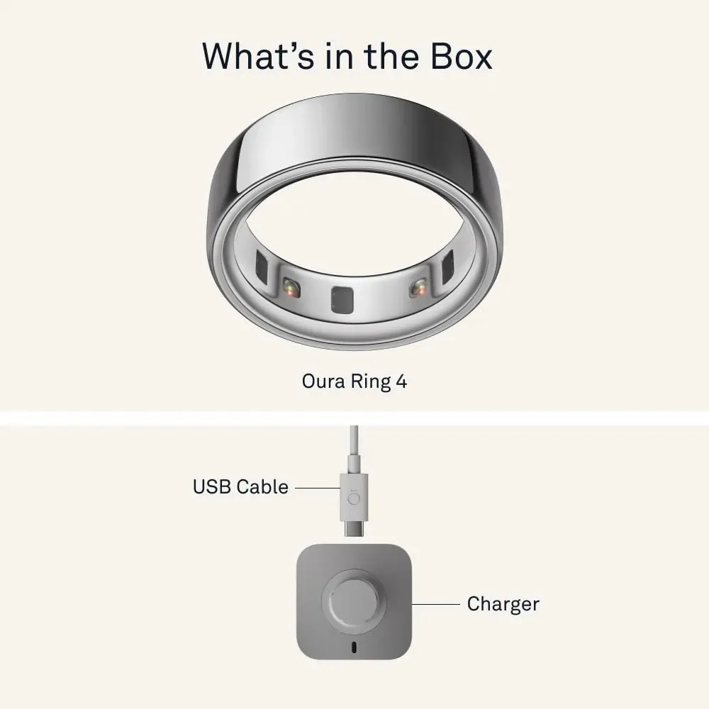 Oura Ring 4 Silver Size 11 (JZ90-54217-11) Бренд: Oura; Линейка: Ring 4; Размер