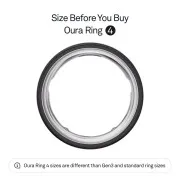 Oura Ring 4 Stealth Size 7 (JZ90-54218-07)