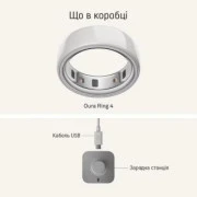 Oura Ring 4 Ceramic Cloud Size 6 (JZ90-57460-06)