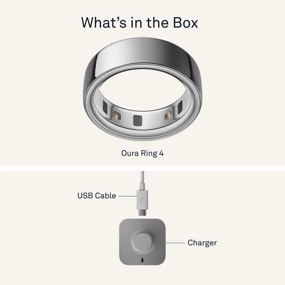 Oura Ring 4 Silver Size 10 (JZ90-54217-10) Бренд: Oura; Линейка: Ring 4; Размер