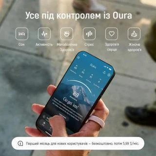 Oura Ring 4 Ceramic Tide Size 8 (JZ90-57461-08)