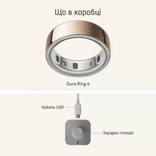 Oura Ring 4 Rose Gold Size 8 (JZ90-54219-08)