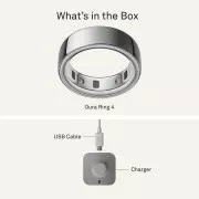 Oura Ring 4 Silver Size 10 (JZ90-54217-10)