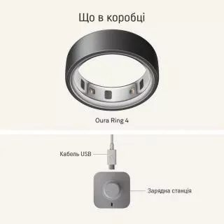Oura Ring 4 Stealth Size 7 (JZ90-54218-07)