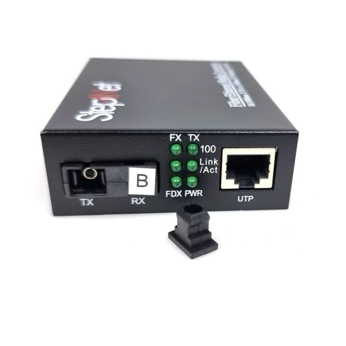 10/100Base-TX до 100Base-FX, SM, 1550nm, SC/PC, 20км Step4Net (MC-R-0,1-1SM-1550nm-20-LFP) (UA)