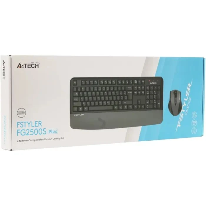 A4Tech FG2500S Plus Wireless UA Grey (4711421003247) (UA) Тип: мультимедійний,
