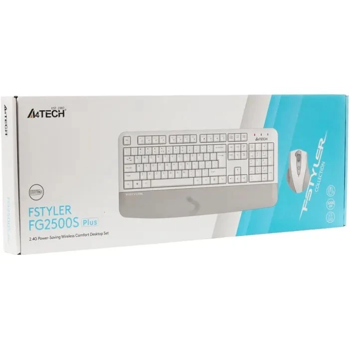 A4Tech FG2500S Plus Wireless UA White (4711421003254) (UA) Тип: мультимедійний,