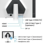 BenQ EX271UZ White (9H.LP2LA.TBE) (UA)