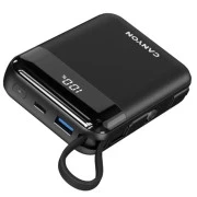 Canyon 10000mAh OnPower 104 PD/20W, QC/22.5W built-in cable Black (CNS-CPB104B) (UA)