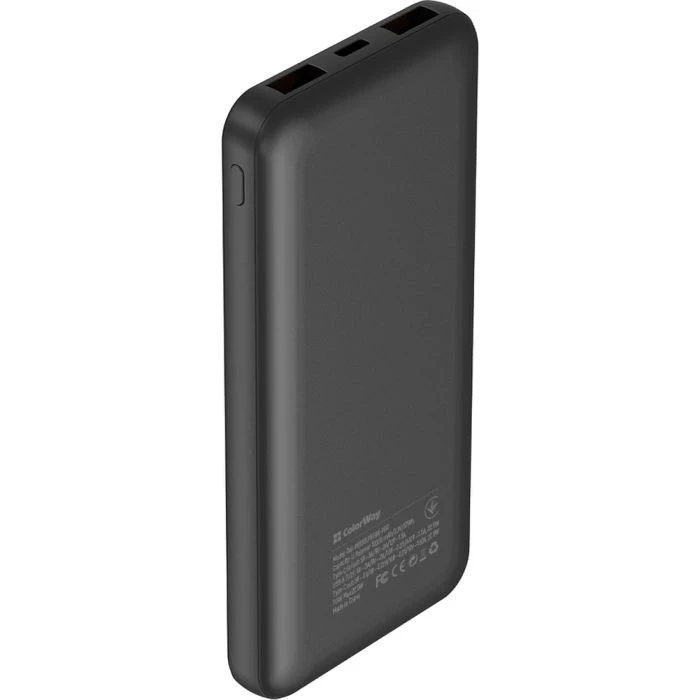 ColorWay 10 000 mAh PD/22.5W, QC/3.0, LCD, Black (CW-PB100LPB3BK-PDD) (UA)