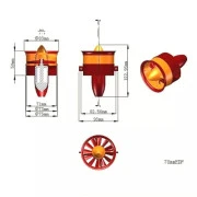 Двигатель для дрона JP Hobby EDF Ducted Fan JP Hobby 70mm + 4-6S (7S*) Motor 2250Kv (CCW) (JPH-CCW) (UA)
