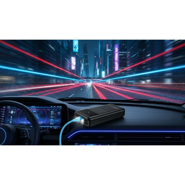 HOCO 30000mAh Apollo PD/65W QC/3.0 Black (DB81 / 714720) (UA)