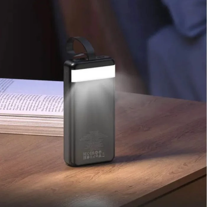 HOCO 30000mAh Element PD/20W, QC/22.5W, LED Lamp, Black (J123B / 714735) (UA) Ємність: 20000 mAh; Призначення: для