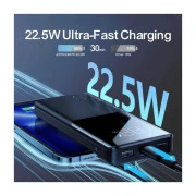 JOYROOM 10000mAh 22,5W PD, QC/3.0, 2*USB-A, USB-C In/Out, MicroUSB in, Black (JR-QP191) (UA)