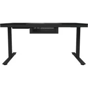 Комп'ютерний стіл Lorgar ELITE 90G Glass Black (LRG-DE90G) (UA)