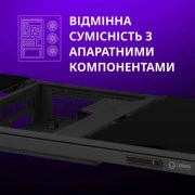 Комп'ютерний стіл Lorgar ELITE 90G Glass Black (LRG-DE90G) (UA)