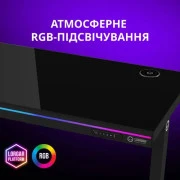 Комп'ютерний стіл Lorgar PRO 80G Glass Black (LRG-DP80G) (UA)