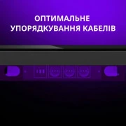 Комп'ютерний стіл Lorgar PRO 80G Glass Black (LRG-DP80G) (UA)