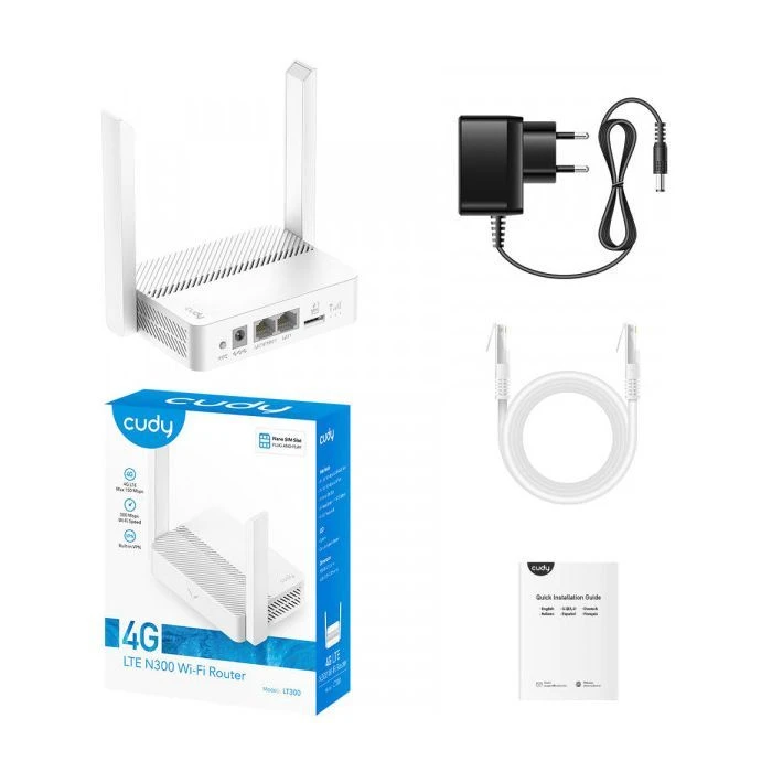 Маршрутизатор Cudy LT300_EU_V2.0 (UA) Режими роботи: Wi-Fi