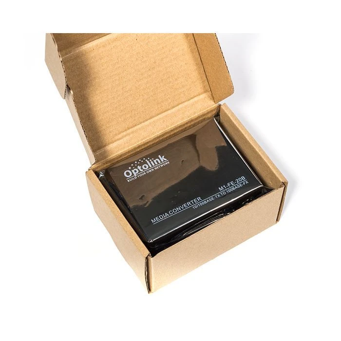 Optolink 100M, 20km, SC, RJ45, Tx 1550nm (1M-FE-20B) (UA) Швидкість передачі даних: 100Mbps;