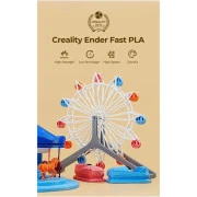 Пластик для 3D-принтера Creality PLA Fast, Ender, 1.75мм black1kg+white 1kg (3301010395) (UA)