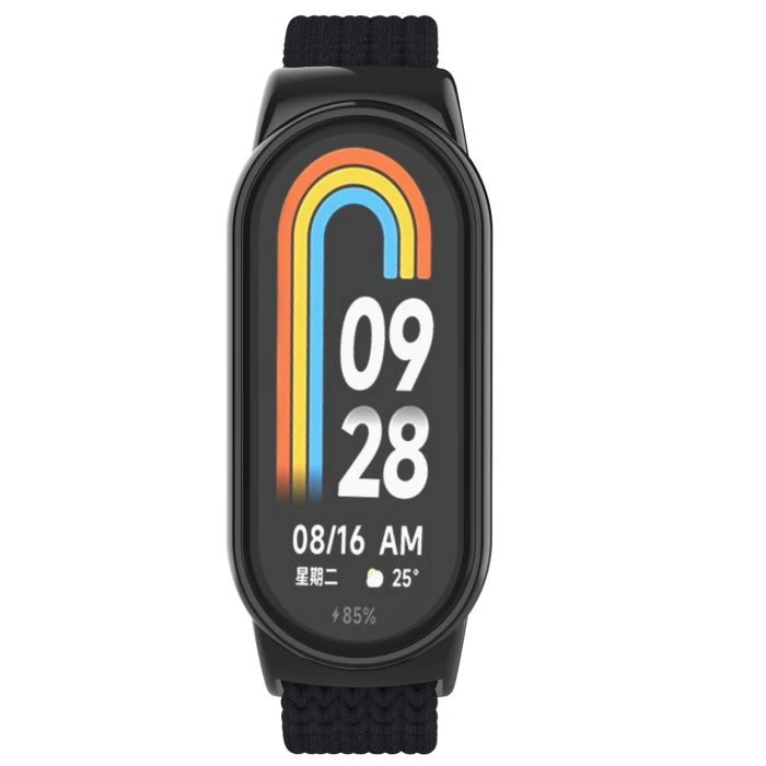 Ремешок для фитнес браслета Armorstandart Braided Solo Loop для Xiaomi Smart Band 10/9/8 Black (ARM86879) (UA) Совместимость: Xiaomi Mi Band 8,Xiaomi Mi