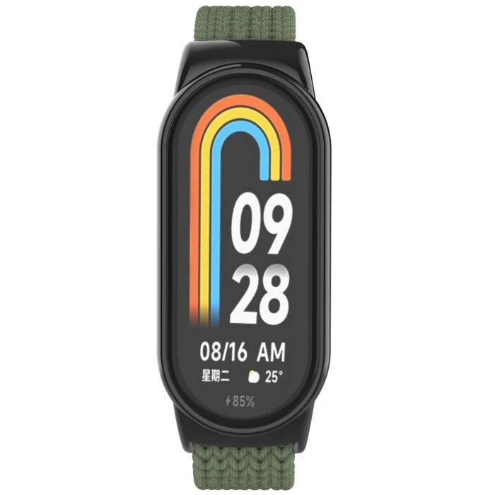 Ремінець для фітнес браслета Armorstandart Braided Solo Loop для Xiaomi Smart Band 10/9/8 Khaki (ARM86882) (UA)