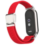 Ремінець для фітнес браслета Armorstandart Braided Solo Loop для Xiaomi Smart Band 10/9/8 Red (ARM86884) (UA)