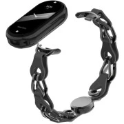 Ремінець для фітнес-браслета Armorstandart Chain Wristband для Xiaomi Smart Band 10/9/8 Black (ARM86887) (UA)