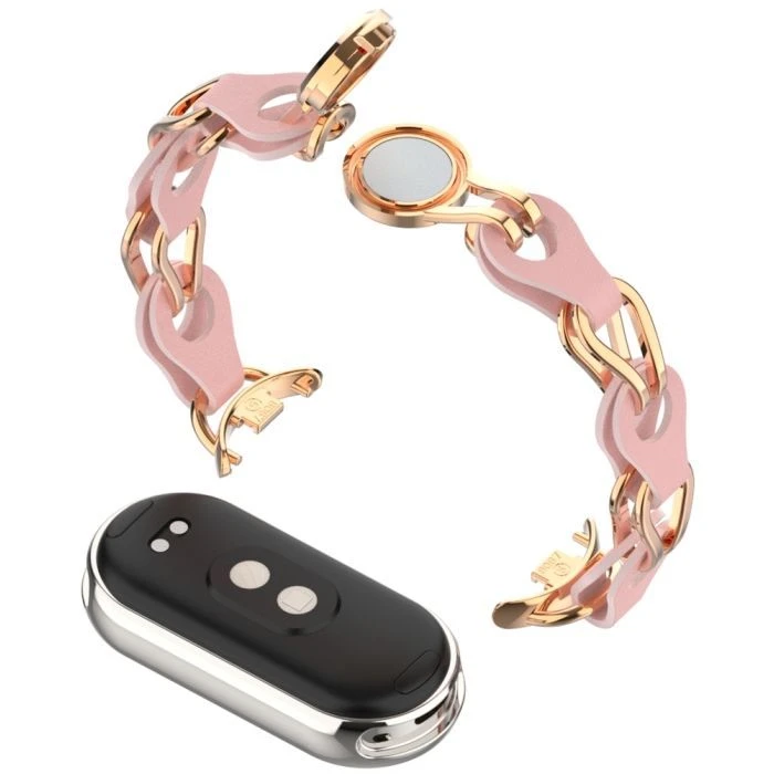 Ремешок для фитнес браслета Armorstandart Chain Wristband для Xiaomi Smart Band 10/9/8 Pink (ARM86888) (UA)