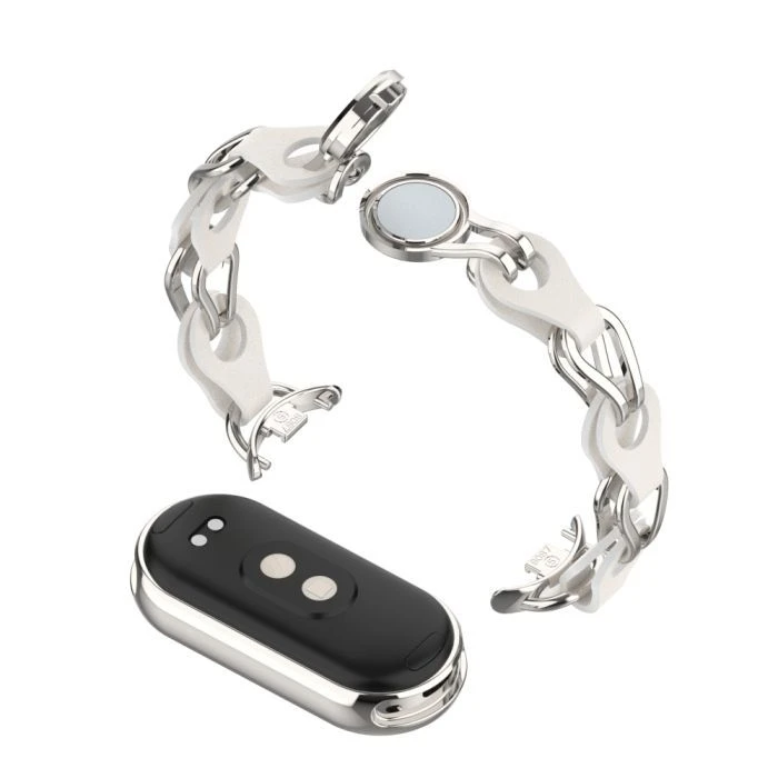 Ремінець для фітнес браслета Armorstandart Chain Wristband для Xiaomi Smart Band 10/9/8 Silver (ARM86889) (UA)