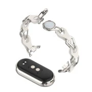 Ремінець для фітнес браслета Armorstandart Chain Wristband для Xiaomi Smart Band 10/9/8 Silver (ARM86889) (UA)