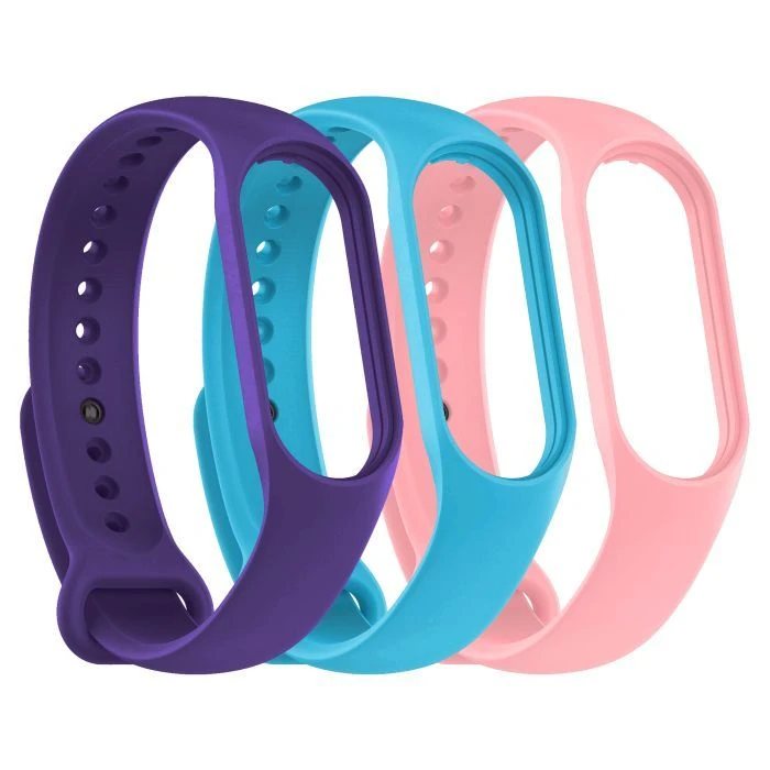 Ремінець для фітнес-браслета Armorstandart комплект 3шт Xiaomi Mi Band 4/3 Crush (ARM87028) (UA)
