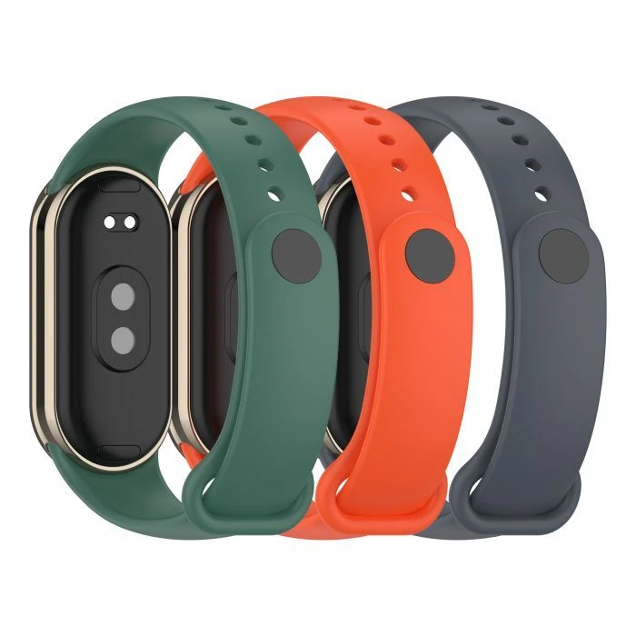 Ремінець для фітнес-браслета Armorstandart комплект 3шт Xiaomi Smart Band 10/9/8 Basic (ARM75072) (UA)