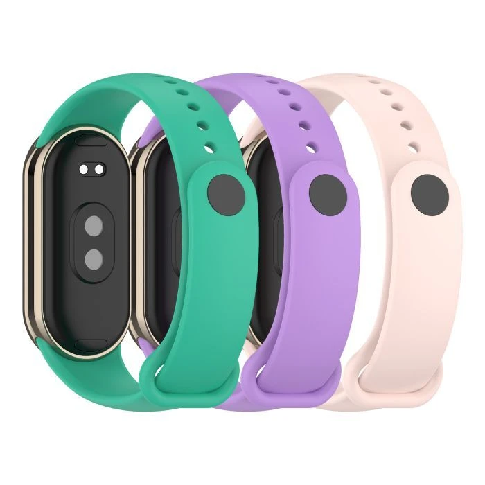 Ремешок для фитнес браслета Armorstandart комплект 3шт Xiaomi Smart Band 10/9/8 Spring (ARM75720) (UA)