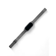 Ремінець для фітнес браслета BeCover Metal для Xiaomi Mi Smart Band 9 Silver (711979) (UA)