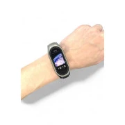 Ремінець для фітнес браслета BeCover Metal для Xiaomi Mi Smart Band 9 Silver (711979) (UA)