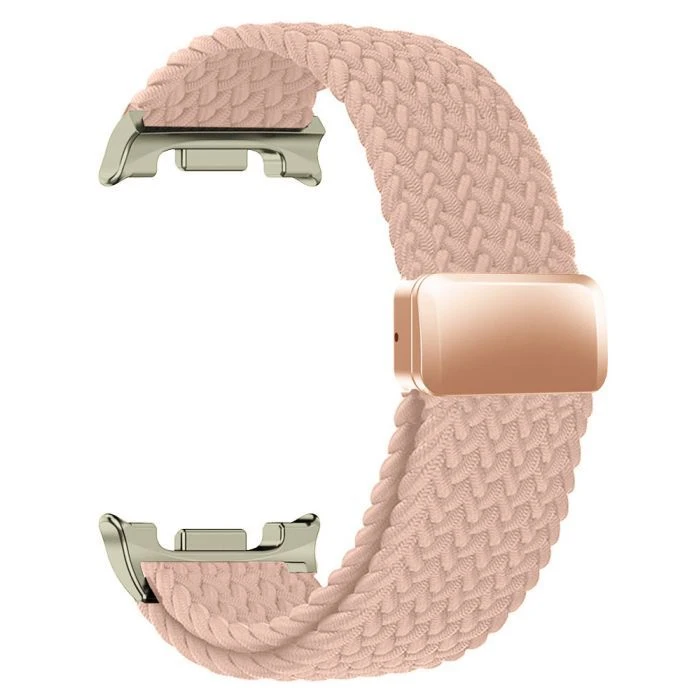 Ремешок для смарт-часов Armorstandart Braided Solo Loop для Samsung Watch 8 / 8 Classic (20x113 mm) Rose Gold (ARM87356) (UA)