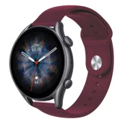 Ремешок для смарт-часов Armorstandart Silicone Watch Strap 22mm Marsala (ARM80665) (UA)