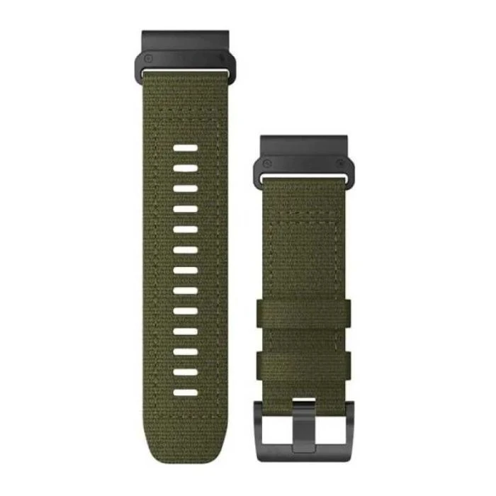 Ремешок для смарт-часов Garmin Tactix 7, 26mm QuickFit, Ranger Green Nylon (010-13010-10) (UA) Совместимость: Garmin Enduro,Garmin Tactix